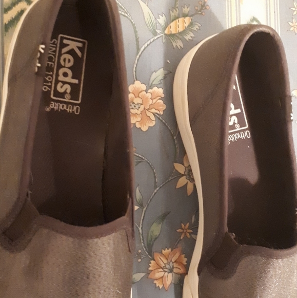 Silver Slipon Keds - Picture 3 of 3